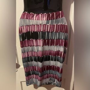 Pattern Pencil Skirt